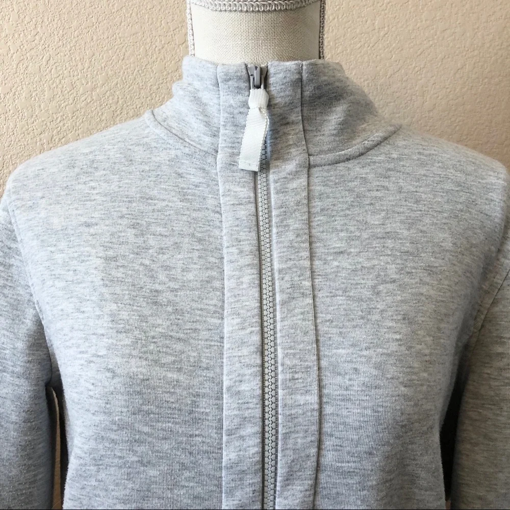 Victoria's Secret sport gray zip up sweater - Picture 3 of 6